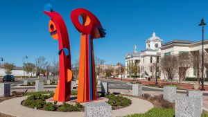 Statue in downtown Goldsboro North Carolina